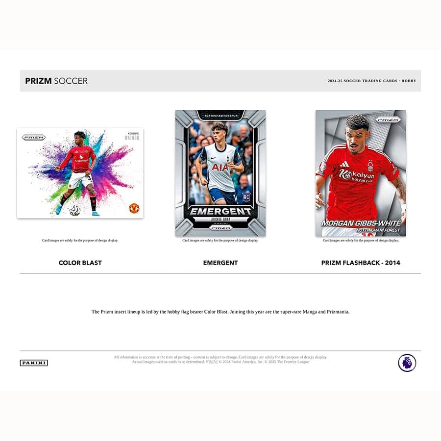 24-25 Panini Prizm English Premier League Soccer Hobby Box