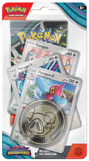 Pokémon TCG: Scarlet & Violet 6 - Twilight Masquerade - Premium Checklane (Kingdra or Porygon-Z)