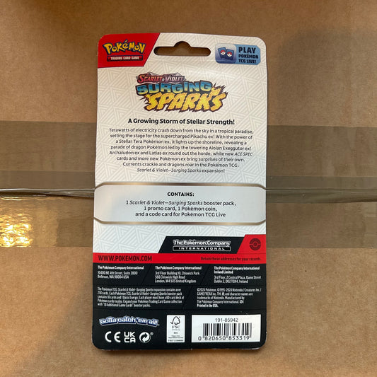 Pokemon Surging Sparks single pack blister - Wooper