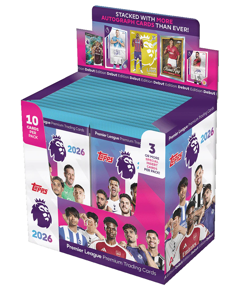 Topps Premier League 2026 - Debut Edition - Full Box