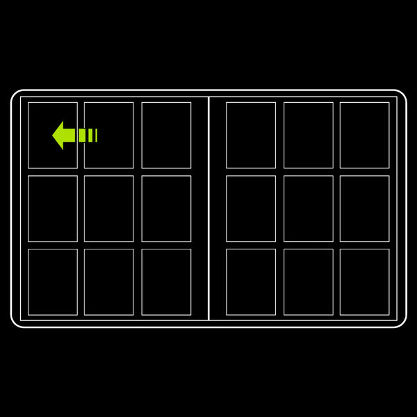 MintKeeper - 252 Toploader Binder - 9 Pocket - BLACK