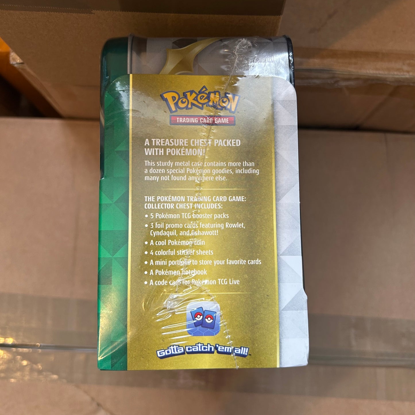 Pokemon 2022 Spring Collector Chest (small tear in seal)