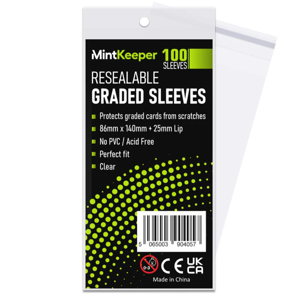 MintKeeper - Graded Sleeves - Resealable - PSA Perfect Fit (100 Pack)