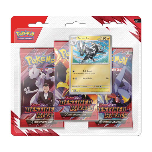 Pokémon TCG: Scarlet & Violet 10 - Destined Rivals - 3-Pack Blister Pack