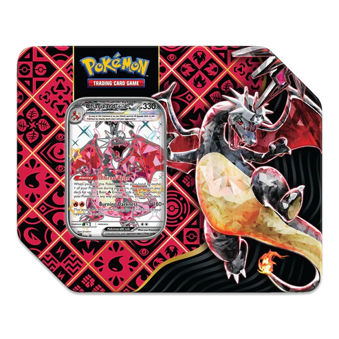 Pokémon TCG: Scarlet & Violet – Paldean Fates 5-Booster Tin - Tera Charizard ex
