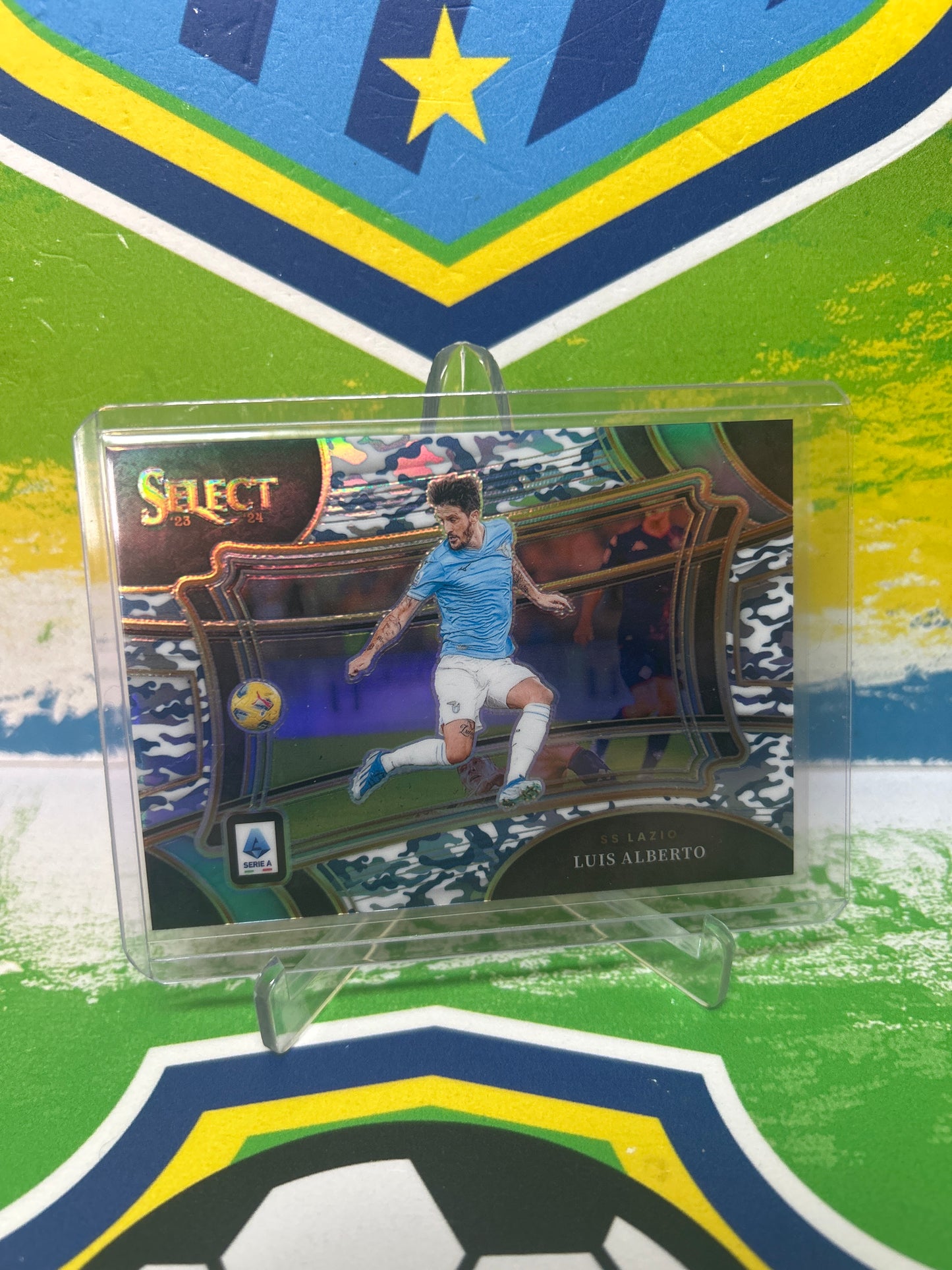 Luis Alberto 23/30 Winter Camo Field Level No. 212 SS Lazio Panini Select Serie A 2023-24