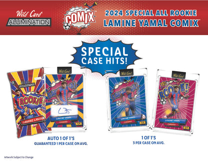 2024 Wild Card Alumination All Rookie Edition Lamine Yamal Comix Cards Hobby (Sealed Case - 12 Boxes)