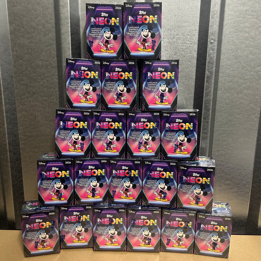(20 Boxes) Topps 2026 Disney Neon ENT Value Box