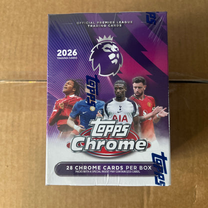 Topps Chrome Premier League Value Box 2026