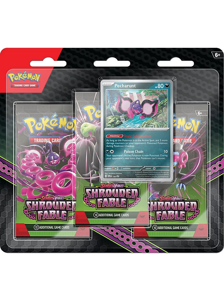 Pokemon Scarlet & Violet Shrouded Fable: 3-Pack Blister
