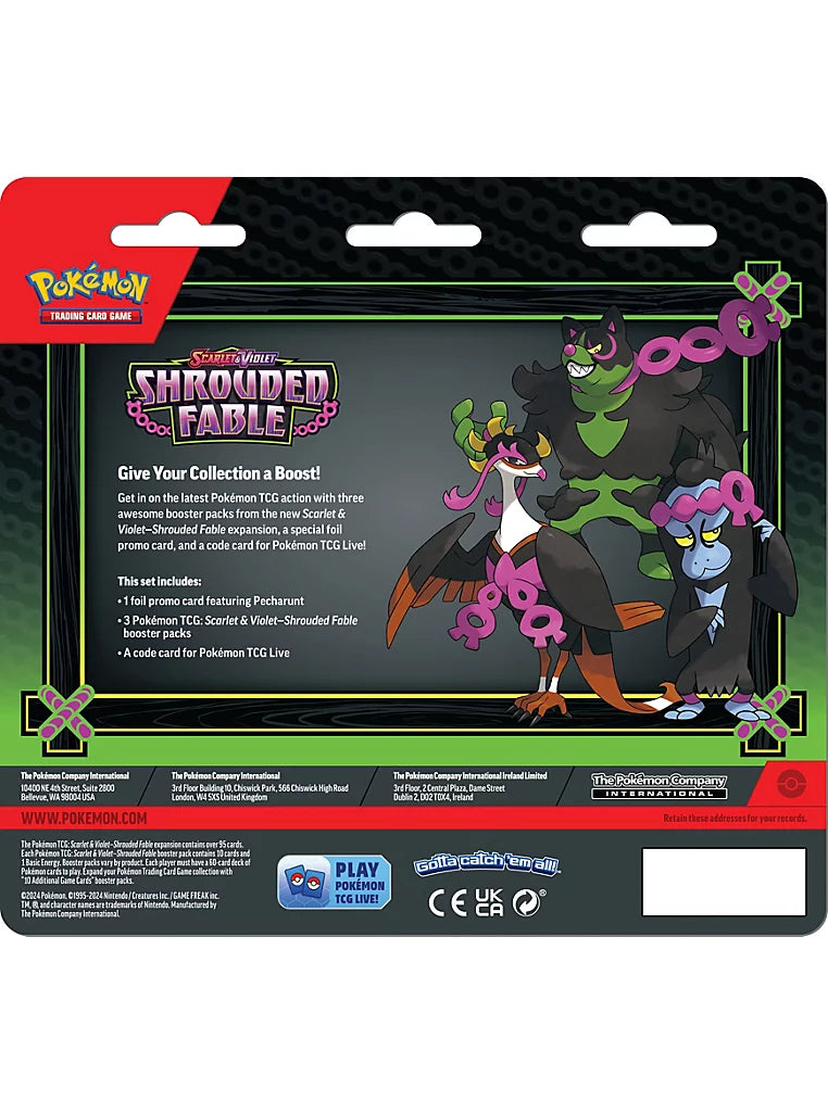 Pokemon Scarlet & Violet Shrouded Fable: 3-Pack Blister