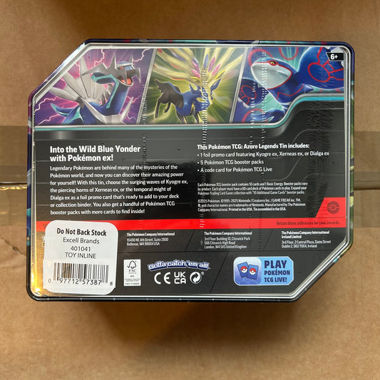 Pokemon Azure Legends Xerneas ex Tin