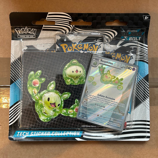 Pokemon Black Bolt Tech Sticker Collection