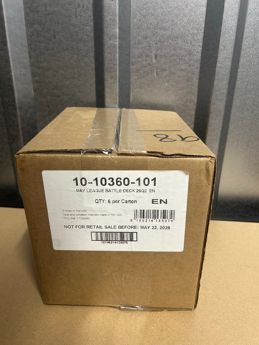 (Sealed Case of 6) Pokémon TCG: Mega Lucario ex League Battle Deck