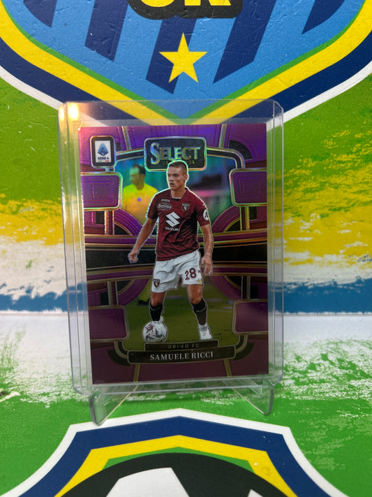 Samuele Ricci 48/49 Purple Terrace No. 80 Torino FC Panini Select Serie A 2023-24