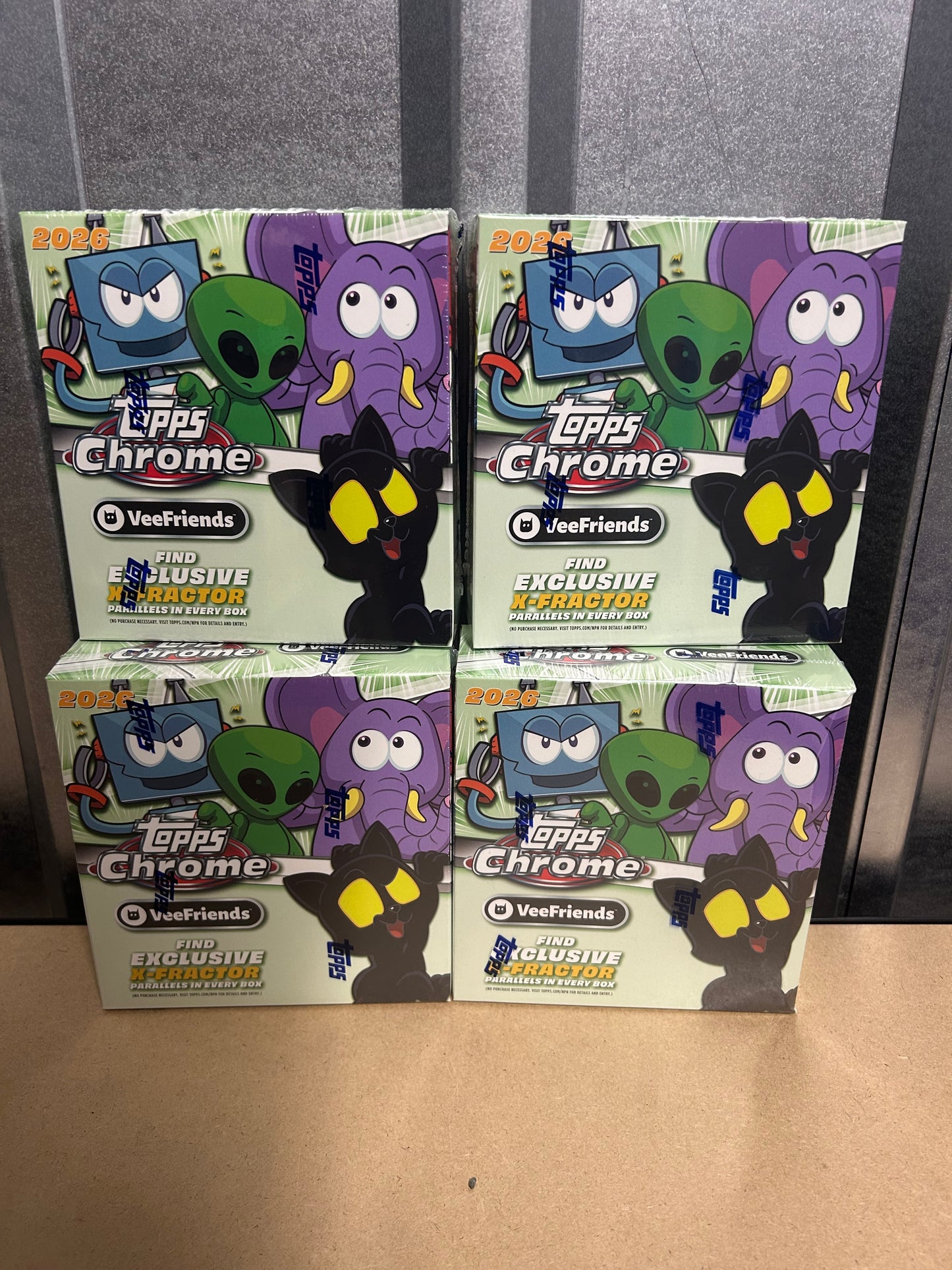 (4x) Topps Chrome VeeFriends - Mega Box 2026
