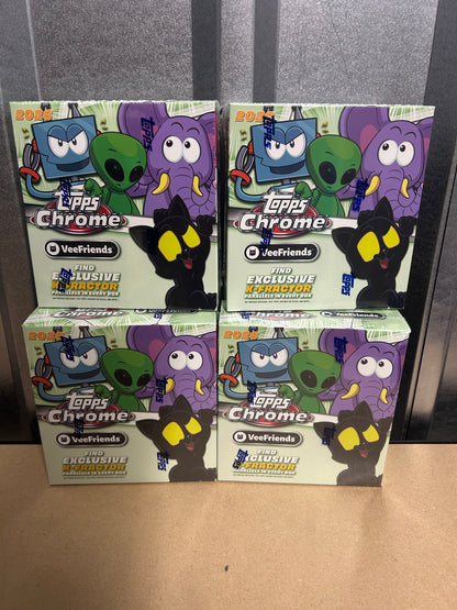 (4x) Topps Chrome VeeFriends - Mega Box 2026