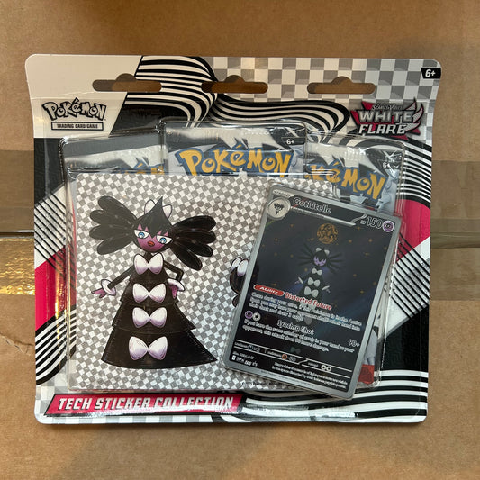 Pokemon White Flare Tech Sticker Collection