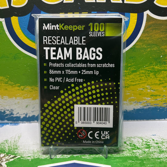 MintKeeper - Team Bags - Resealable - 100 Pack