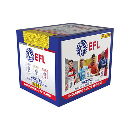 EFL 2025/26 Official Sticker Collection - Box of 36 Packets
