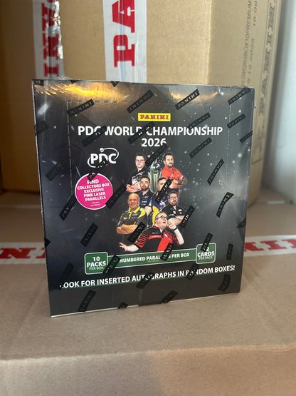 PDC World Championship 2026 Darts Trading Card Collection - Collector's Box