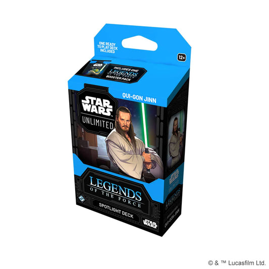 Star Wars: Unlimited Spotlight Deck - Darth Maul & QuiGonJinn - Legends of the Force (ONE DECK)