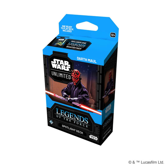 Star Wars: Unlimited Spotlight Deck - Darth Maul & QuiGonJinn - Legends of the Force (ONE DECK)