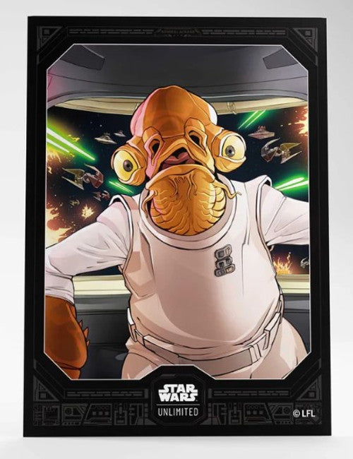 Gamegenic Star Wars: Unlimited Art Sleeves - Admiral Ackbar