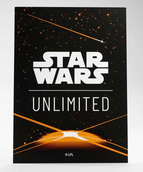 Gamegenic Star Wars: Unlimited Art Sleeves - Card Back Orange