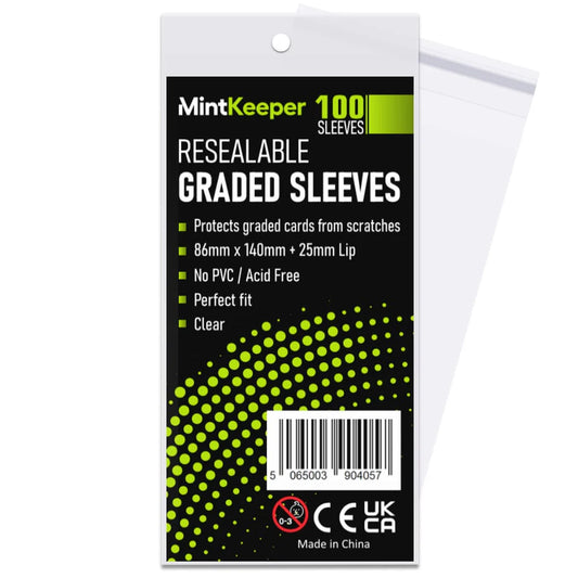 MintKeeper - Graded Sleeves - Resealable - PSA Perfect Fit (100 Pack)