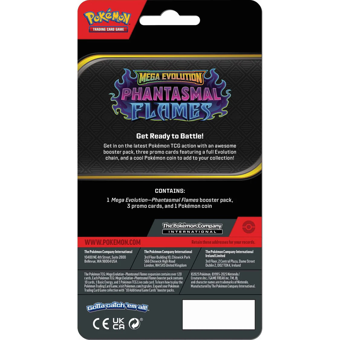 (PRE ORDER) Pokémon TCG: Mega Evolution Phantasmal Flames - Premium Checklane