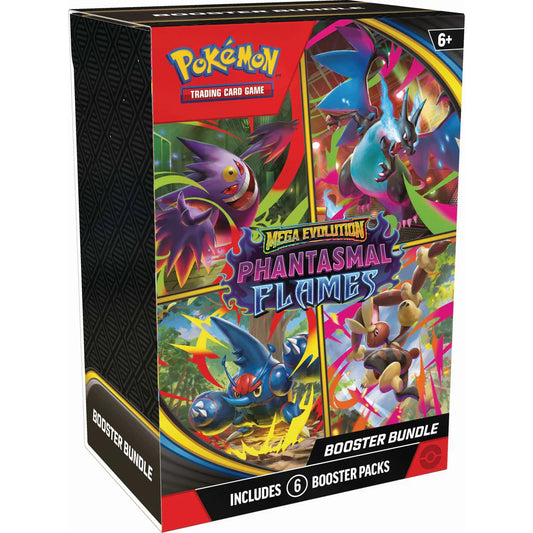 Pokémon TCG: Mega Evolution Phantasmal Flames - Booster Bundle