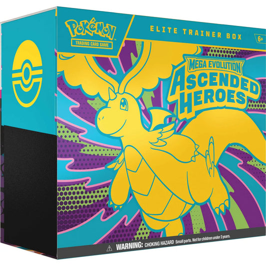 (PRE-ORDER) Pokémon TCG: Mega Evolution Ascended Heroes - Elite Trainer Box