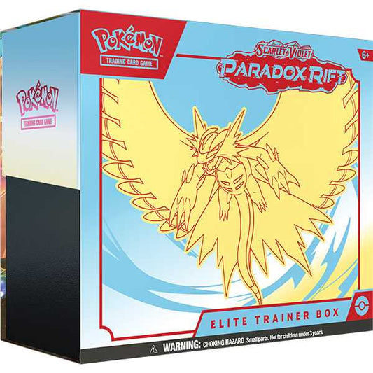 Pokémon TCG: Scarlet & Violet 4 - Paradox Rift - Elite Trainer Box Roaring Moon or Iron Valiant