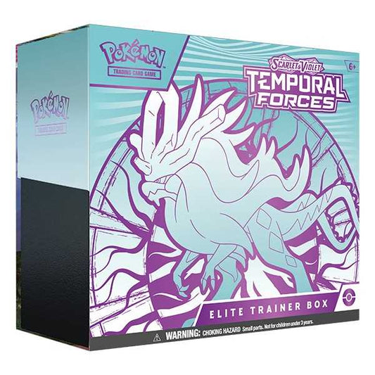 Pokémon TCG: Scarlet & Violet 5 - Temporal Forces - Elite Trainer Box: Walking Wake and Iron Leaves