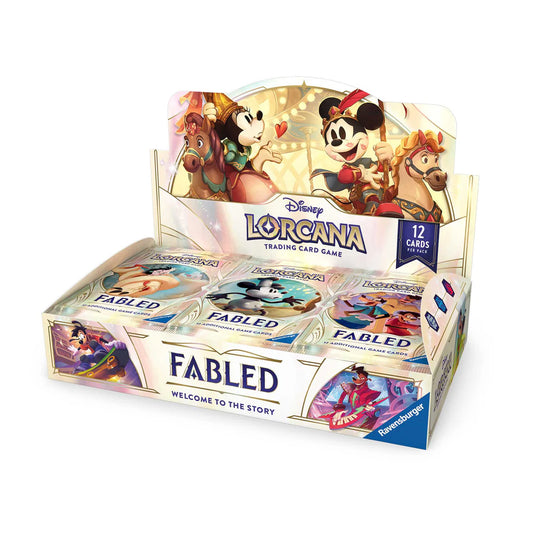 (PRE ORDER) Disney Lorcana Trading Card Game - Fabled Booster Pack Display (24 Packs)
