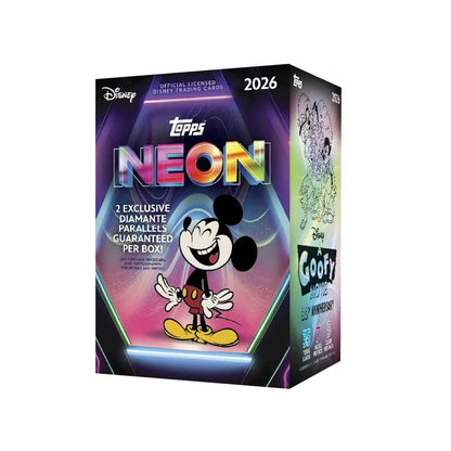 (20 Boxes) Topps 2026 Disney Neon ENT Value Box