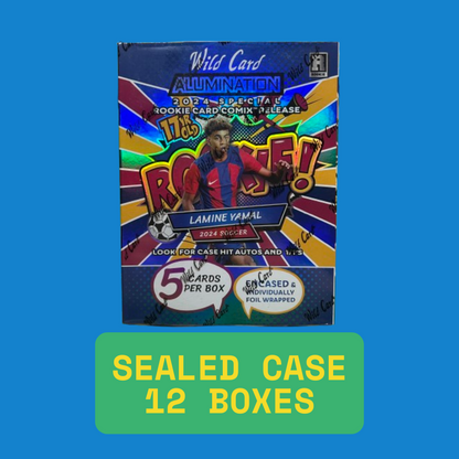 2024 Wild Card Alumination All Rookie Edition Lamine Yamal Comix Cards Hobby (Sealed Case - 12 Boxes)
