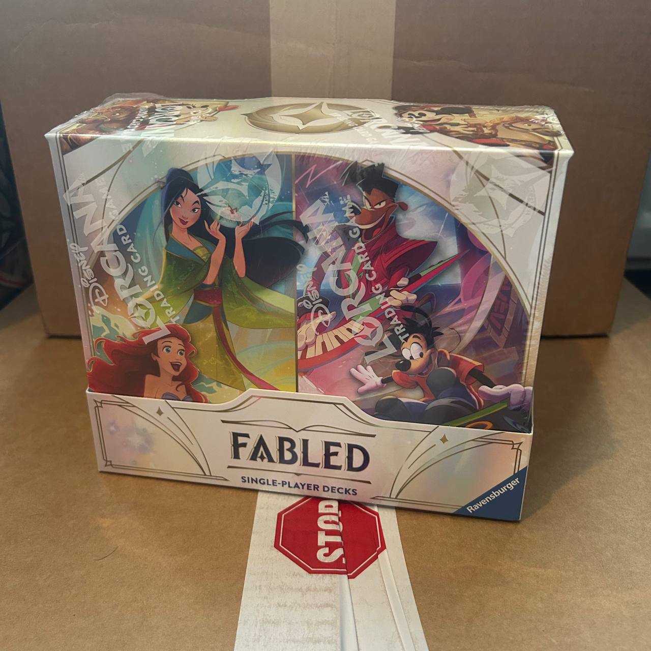 Disney Lorcana Trading Card Game - Fabled Starter Deck Display (8 Decks) - Set 9