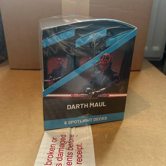 Star Wars: Unlimited Spotlight Deck - Darth Maul & QuiGonJinn - Legends of the Force Display