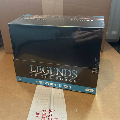 Star Wars: Unlimited Spotlight Deck - Darth Maul & QuiGonJinn - Legends of the Force Display