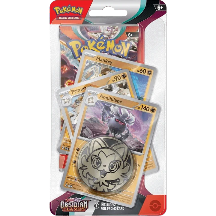 Pokemon TCG - Scarlet & Violet - Obsidian Flames - Premium Checklane Blister Pack