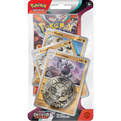 Pokemon TCG - Scarlet & Violet - Obsidian Flames - Premium Checklane Blister Pack
