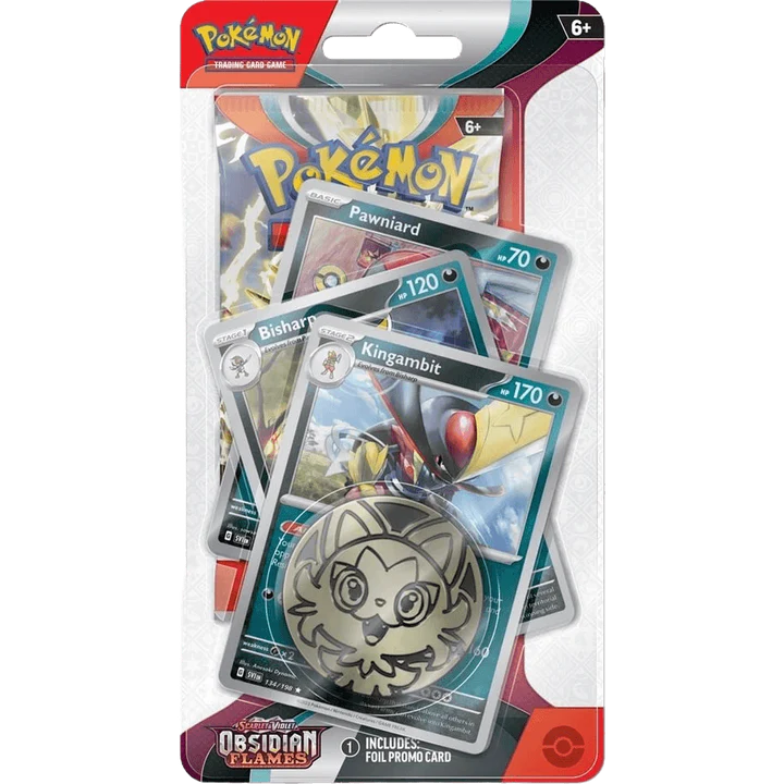 Pokemon TCG - Scarlet & Violet - Obsidian Flames - Premium Checklane Blister Pack