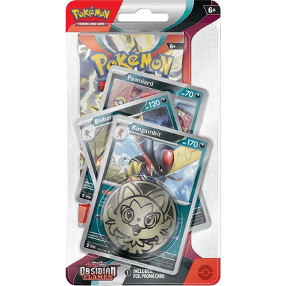Pokemon TCG - Scarlet & Violet - Obsidian Flames - Premium Checklane Blister Pack