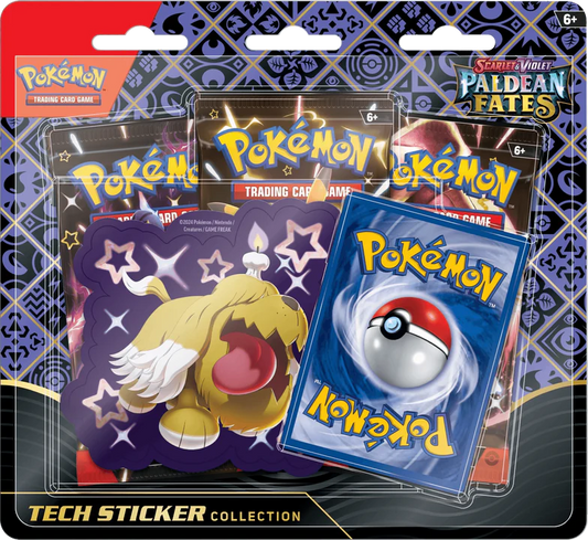 Pokémon TCG: Scarlet & Violet 4.5 Paldean Fates Tech Sticker Box - Fidough/Greavard/Maschiff (ONE)